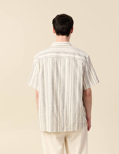 Chemise éco-responsable ecru homme