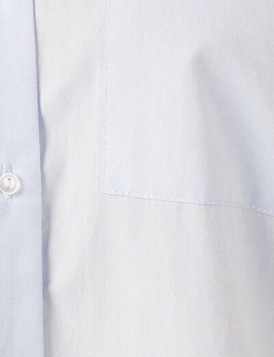Chemise manches longues bleu ciel femme