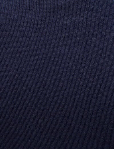 Polo manches courtes bleu marine femme