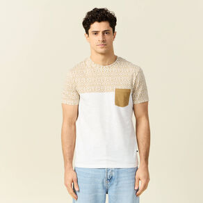 T-shirt manches courtes camel homme