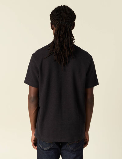 Polo manches courtes noir homme
