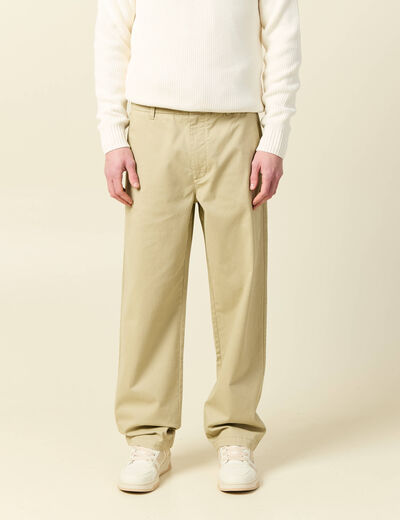 Pantalon beige homme