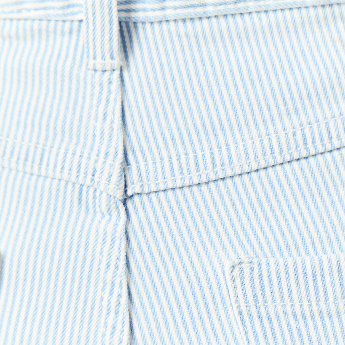 Short mom en jean denim bleach femme