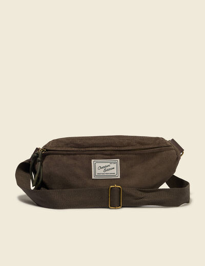 Accessoire en coton avec doublure taupe homme