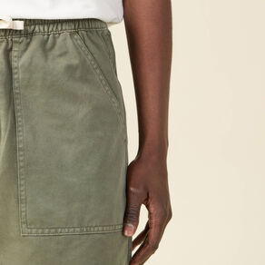 bermuda droit a coulisse vert kaki homme Bermuda droit à coulisse vert kaki homme