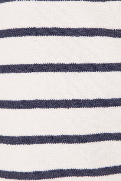 T-shirt manches longues ecru homme
