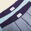 Lot 2 boxers bleu gris homme
