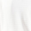Pull col bateau manches longues en coton blanc femme