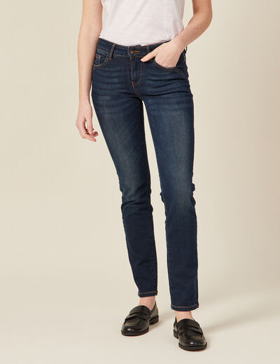 Jeans Camille - slim denim brut femme