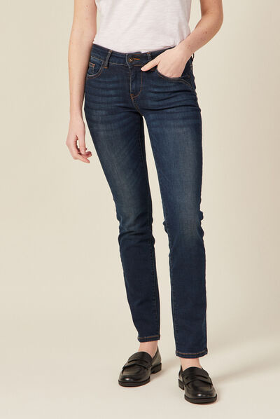 Jeans Camille - slim denim brut femme