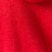 Gilet manches longues capuche rouge femme