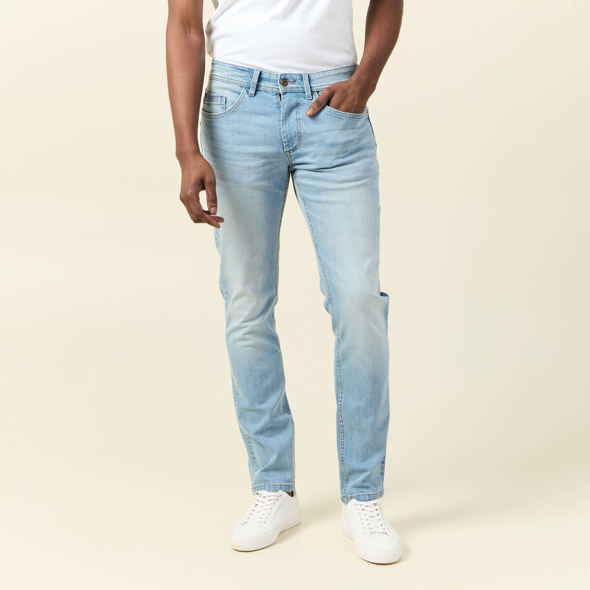Jeans slim éco-responsable denim used homme