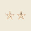 Boucles d'oreilles couleur or femme