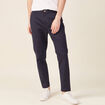 Pantalon chino 7/8&egrave;me bleu marine homme