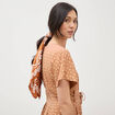 Foulard marron clair femme