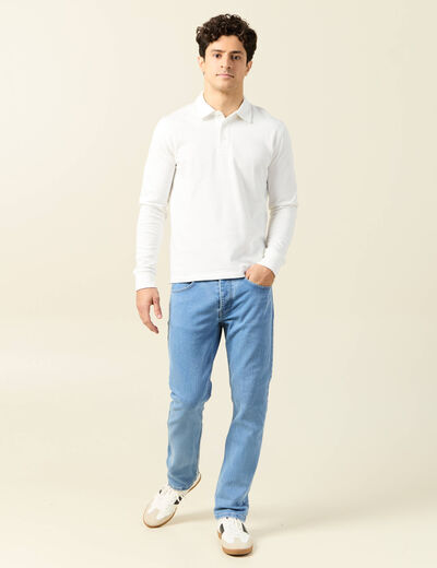 Jeans straight fabriqué en France denim stone homme