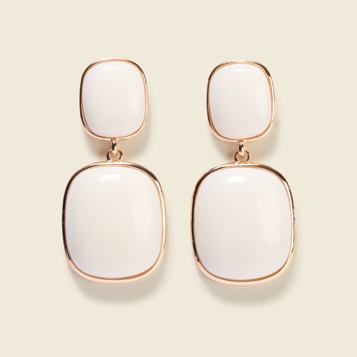 Boucles d'oreilles ivoire femme