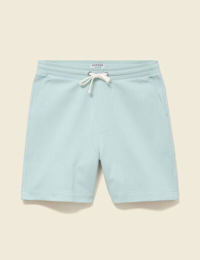 Short jogpant bleu gris homme