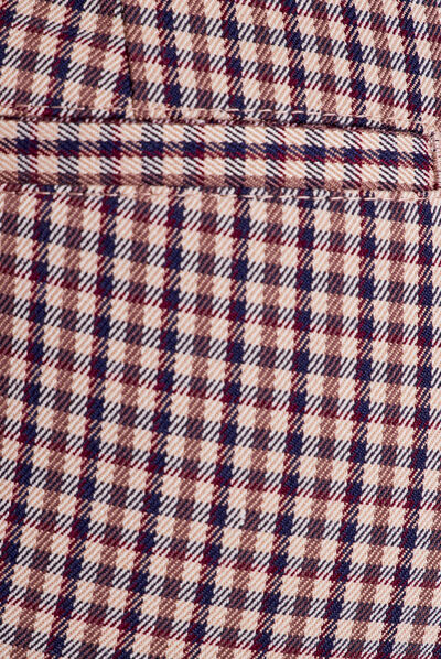 Pantalon flare avec boutons bleu marine femme