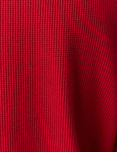 Pull éco-responsable rouge foncé homme