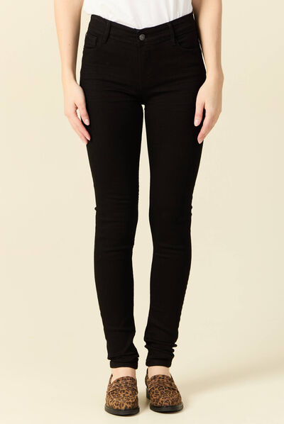 Jeans Marylin - skinny push up denim noir femme