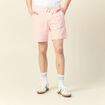 Short droit avec cordon rose clair homme