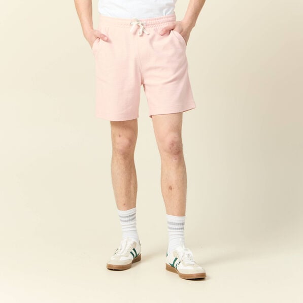 short droit avec cordon rose clair homme Short droit avec cordon rose clair homme