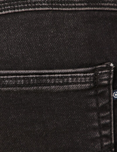 Jeans straight ultra stretch denim noir homme