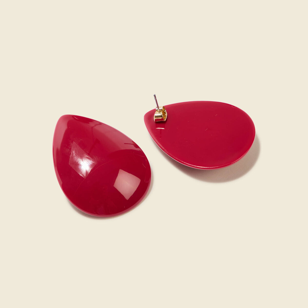 Boucles d'oreilles rose fushia femme