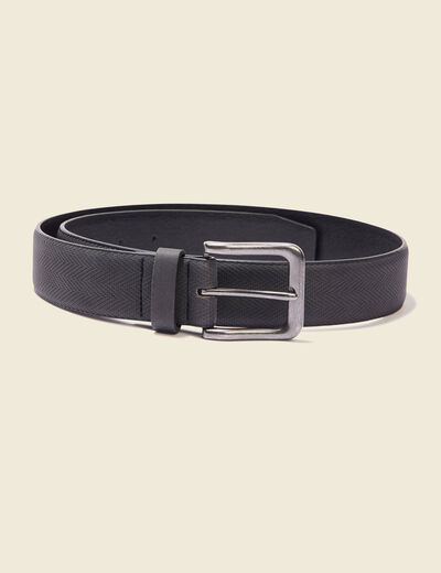 Ceinture noir homme