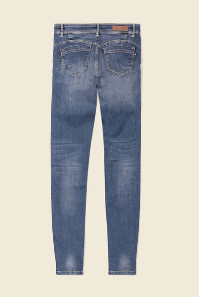 Jeans Marylin - skinny push up denim stone femme