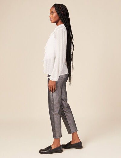 Blouse éco-responsable blanc femme