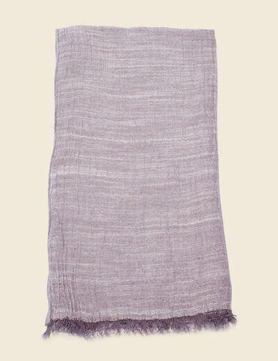 Foulard plissé vert foncé homme