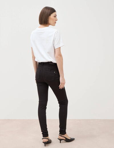 Pantalon Audrey - skinny push up gris fonc&eacute; femme