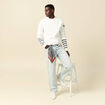 Sweat manches longues ecru homme