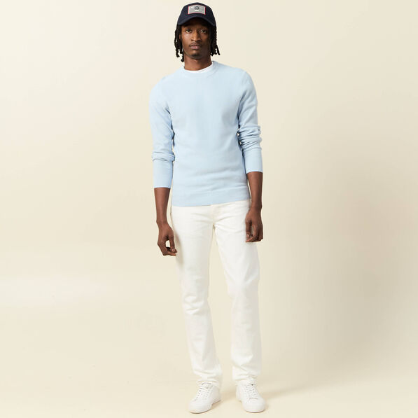 pull eco responsable bleu ciel homme Pull éco-responsable bleu ciel homme
