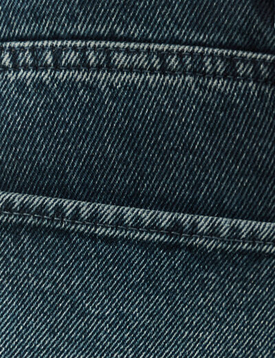 Jeans regular longueur 32 en coton bleu homme