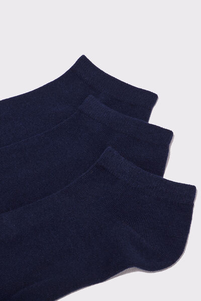 Lot 3 paires chaussettes bleu marine homme