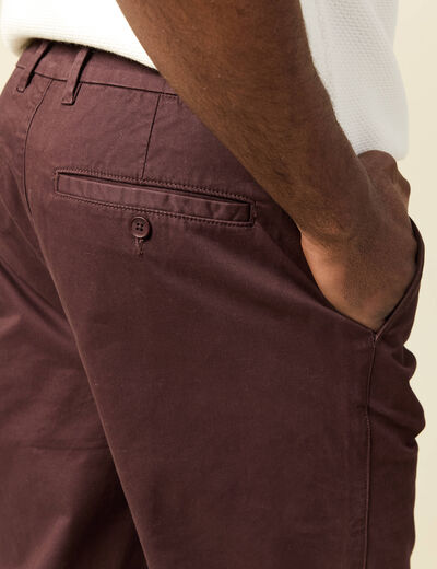 Pantalon marron fonc&eacute; homme