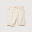 Bermuda en coton ecru homme