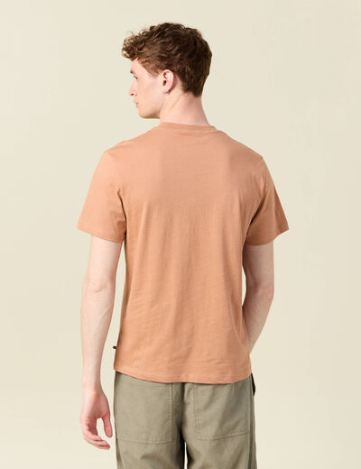 T-shirt manches courtes vieux rose homme