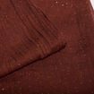 Foulard marron cognac femme