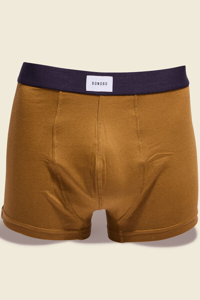 Lot 2 boxers marron homme