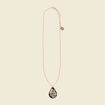 Collier avec pendentif noir femme