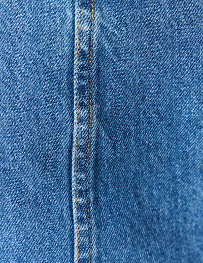 Jupe trapèze en jean denim stone femme