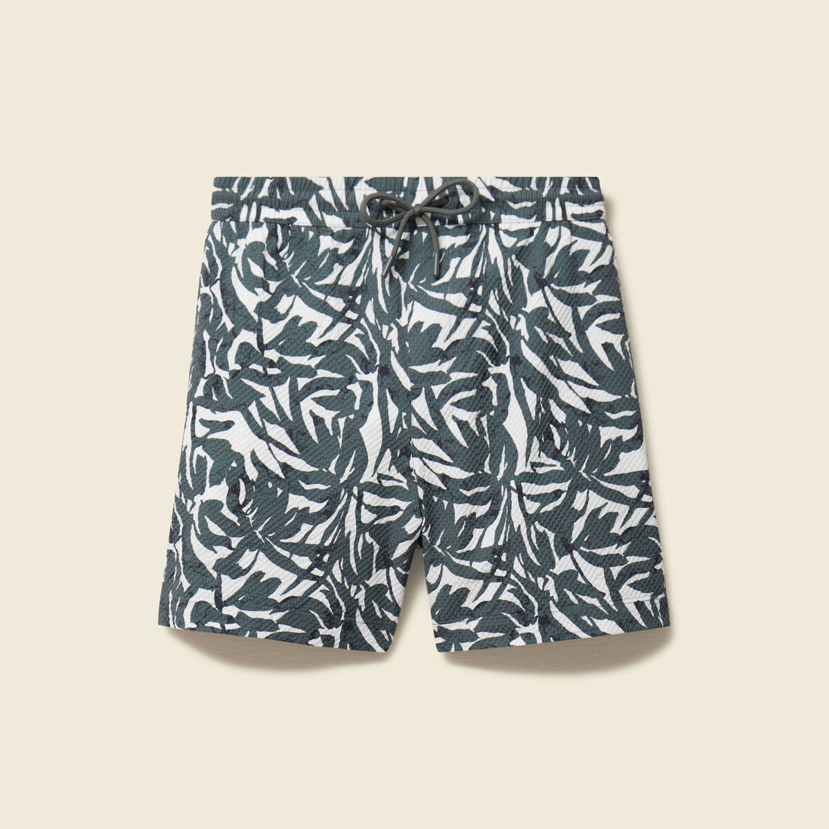 Maillot de bain doubl&eacute; vert kaki homme
