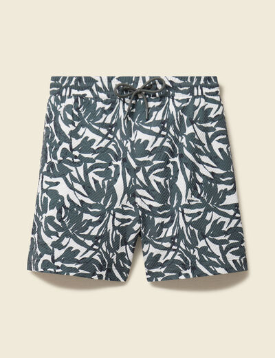 Maillot de bain doubl&eacute; vert kaki homme