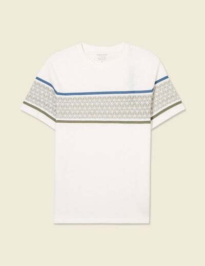 T-shirt éco-responsable vert kaki homme