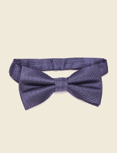 Noeud de papillon bleu marine homme