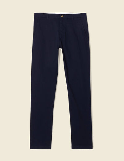 Pantalon slim Instinct chino bleu foncé homme